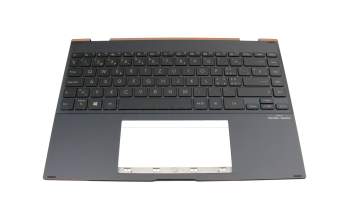 1KAHZZ3008P original Asus keyboard incl. topcase CH (swiss) grey/grey with backlight