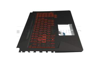 1KAHZZG006N original Asus keyboard incl. topcase DE (german) black/black with backlight