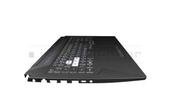 1KAHZZQ010K original Asus keyboard incl. topcase DE (german) black/transparent/black with backlight