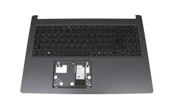 1KAJZZG0626 original Acer keyboard incl. topcase DE (german) black/grey with backlight