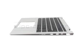 2B-BB908Q110 original Primax keyboard incl. topcase DE (german) black/silver with backlight