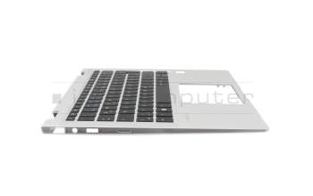 2B-BB908Q110 original Primax keyboard incl. topcase DE (german) black/silver with backlight