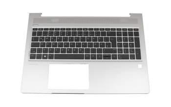 2B-BBU08Q100 original Primax keyboard incl. topcase DE (german) black/silver with backlight