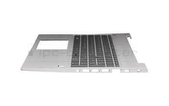 2B-BBU08Q100 original Primax keyboard incl. topcase DE (german) black/silver with backlight