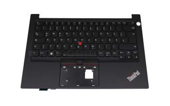 2H-BC8GML70121 original Lenovo keyboard incl. topcase DE (german) black/black with backlight and mouse-stick