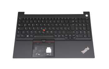 2H-BC9GML70121 original Lenovo keyboard incl. topcase DE (german) black/black with backlight and mouse-stick