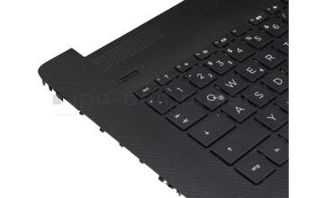 2H1719-05330F original HP keyboard incl. topcase DE (german) black/black (DVD) (Optics: Rough sample)