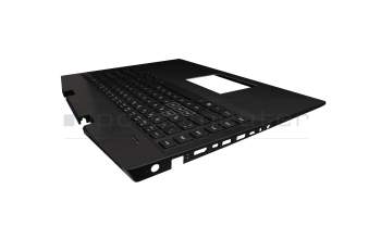 2H1819-12330I Rev.D original HP keyboard incl. topcase DE (german) black/black with backlight