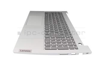 34R065F original Lenovo keyboard incl. topcase DE (german) grey/grey with backlight