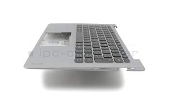 35046441 original Medion keyboard incl. topcase DE (german) black/silver with backlight