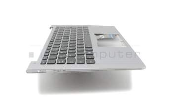 35046441 original Medion keyboard incl. topcase DE (german) black/silver with backlight