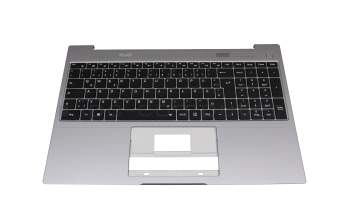 40083440 original Medion keyboard incl. topcase DE (german) black/grey with backlight