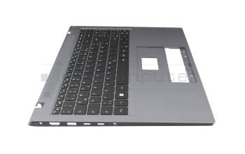 40083728 original Medion keyboard incl. topcase DE (german) black/grey with backlight