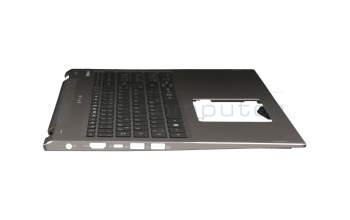 45M0CSCS000892 original Acer keyboard incl. topcase DE (german) black/silver with backlight