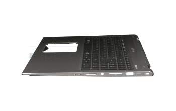 45M0CSCS000892 original Acer keyboard incl. topcase DE (german) black/silver with backlight