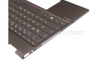 4600EC0C0003 original HP keyboard incl. topcase DE (german) black/grey with backlight