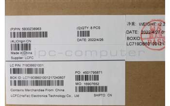 Lenovo 5B30Z38963 BEZEL FRU PHOENIX_B_COVER_WLAN_ASSY