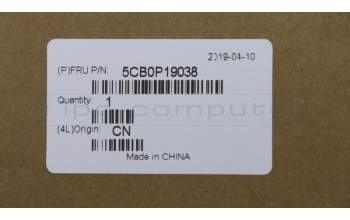 Lenovo 5CB0P19038 COVER LCD Cover L 81A8 FHD PG