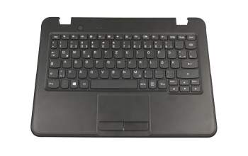 5CB0Q89808 original Lenovo keyboard incl. topcase DE (german) black/black