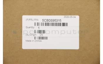 Lenovo 5CB0S95315 COVER FRU D_COVER_N19E_SUB_ASSY