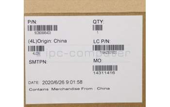 Lenovo 5CB0S95403 COVER FRU COVER D_COVER_SUB_ASSY_TR_BK