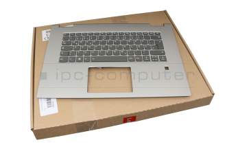 5CB0T04964 original Lenovo keyboard incl. topcase DE (german) black/silver with backlight