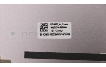 Lenovo 5CB0U42522 COVER A Cover Grey AG H 81NE