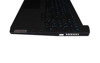 5CB0Z33221 original Lenovo keyboard incl. topcase DE (german) black/black with backlight