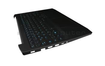 5CB0Z33221 original Lenovo keyboard incl. topcase DE (german) black/black with backlight