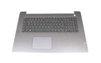 5CB1B97470 original Lenovo keyboard incl. topcase DE (german) grey/grey