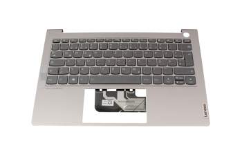 5CB1C72420 original Lenovo keyboard incl. topcase DE (german) black/grey with backlight