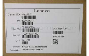 Lenovo 5CB1C90954 COVER Lower Case H 82KM GY