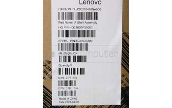 Lenovo 5CB1C90957 COVER LCD Cover H 82KM AB with ANT