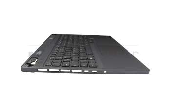 5CB1L56029 original Lenovo keyboard incl. topcase DE (german) grey/grey with backlight