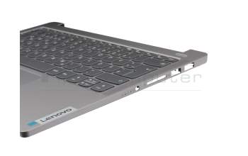 5CB1L72138 original Lenovo keyboard incl. topcase DE (german) black/grey with backlight