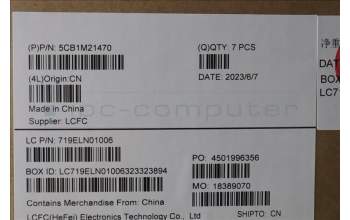 Lenovo 5CB1M21470 COVER FRU COVER KE452_D_COVER_PL_ASSY_BK