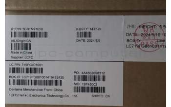 Lenovo 5CB1M21650 COVER FRU COVER LT6E0_D_COVER_WWAN_ASSY