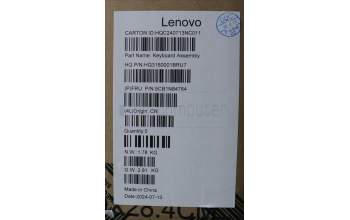 Lenovo 5CB1N84764 COVER Upper Case ASM FRA H 83E3 TT PST