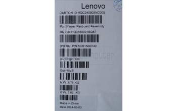 Lenovo 5CB1N90742 COVER Upper Case ASM SWS H 83E3 TT