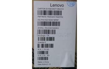 Lenovo 5CB1N90803 COVER Upper Case ASM SWS H 83E3 LG PST