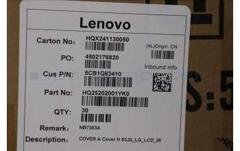 Lenovo 5CB1Q83410 COVER A Cover H 83J0_LG_LCD_IR