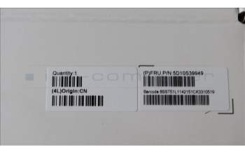 Lenovo 5D10S39949 DISPLAY Hinge-up Assembly H 82YL 2.8KTT