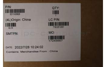 Lenovo 5D11H29626 DISPLAY FRU MNG007JA1-4 16WUX Color CS