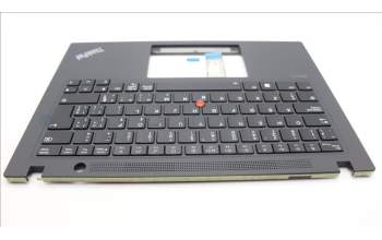 Lenovo 5M11H27367 MECH_ASM KBD Cc FRA/ENG BKLT(CHY) UK BK