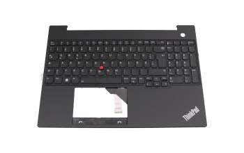 5M11H94873 original Lenovo keyboard incl. topcase DE (german) black/black with backlight and mouse-stick