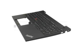 5M11H94873 original Lenovo keyboard incl. topcase DE (german) black/black with backlight and mouse-stick