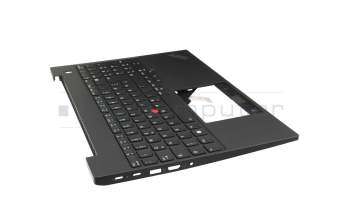 5M11H94874 original Lenovo keyboard incl. topcase DE (german) black/black with backlight and mouse-stick