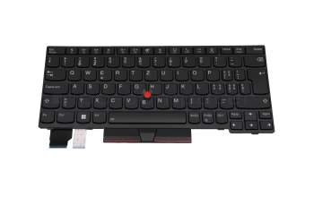 5N20V43059 original Lenovo keyboard CH (swiss) black/black with backlight and mouse-stick