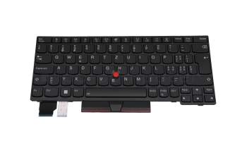 5N20V43203 original Lenovo keyboard CH (swiss) black/black with backlight and mouse-stick