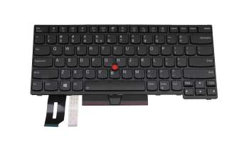 5N20V43785 original Lenovo keyboard US (english) black/black with backlight and mouse-stick